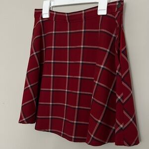 American Apparel plaid a line skirt